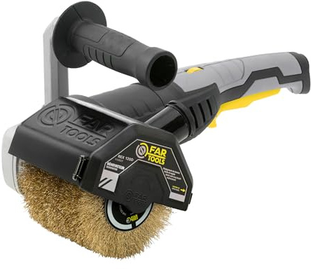 Fartools REX 120 Schleifmaschine für Außenrenovierungen, 1300 W, Schwarz, Norme