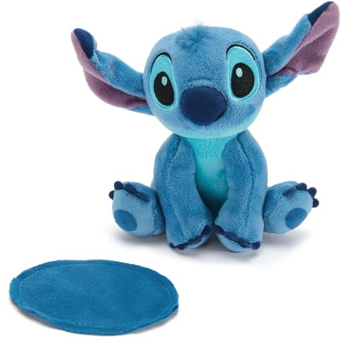 Disney Store Official - Lilo & Stitch - Stitch - Kuscheltier für die Schulter - 13 cm/5 - Blauer Plüsch-Alien mit Magnetscheibe - Ab 3 Jahren