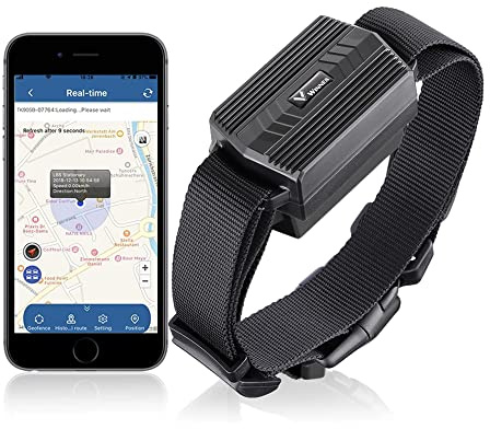 TKMARS GPS Tracker Halsband Hunde für Jagdhunde Kuh Schafe 3000mAh IP66 Wasserdichter Farm Pet 4G Tracker Großes Tierhalsband mit kostenloser APP ohne ABO