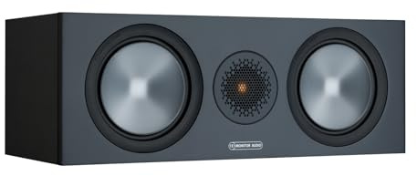 Monitor Audio Bronze C150 6G | Farbe: Schwarz | Center-Lautprecher | Stück | Heimkino | 2-Wege | 8 Ohm | 120 Watt | Magnetische Abdeckung | Geschlossenes Gehäuse | Passiv