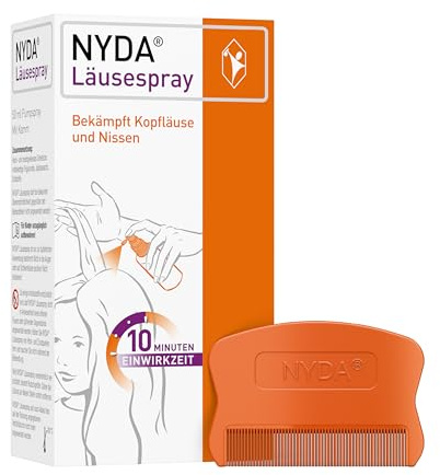 NYDA Läusespray Pumplösung 50 ml - Erstattungsfähiges Mittel gegen Kopfläuse für Kinder und Erwachsene