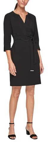 s.Oliver BLACK LABEL Damen 150.11.899.20.200.2105275 Kleid, Schwarz, 36 EU