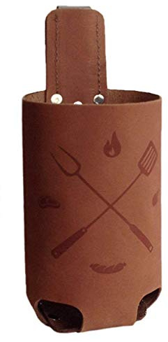 Bierholster BierBQ 0,5l – Das Original aus echtem Leder – Bier Holster Bierhalter