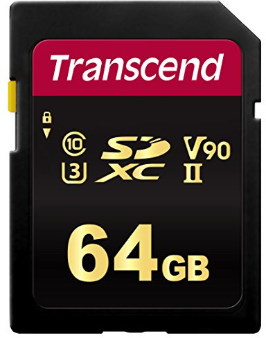 Transcend 64GB SDC700S SD UHSII SDXC Karte, 285MB/s, 8K, U3, V90, UHD | Bis zu 220 MB/s Schreibgeschwindigkeit, ideal für Profi-Fotografen, spiegellose DSLM-Kameras und 4K/8K-Videokameras