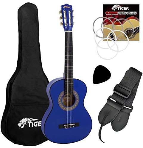 TIGER Konzertgitarren-Set, 1/4 GröÃŸe, Blau