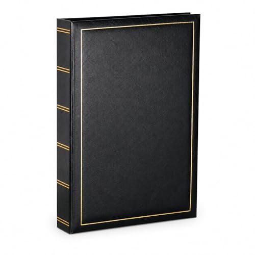 Classic Fotoalbum Fotobox Einsteck Foto Memo Album Buchalbum: Farbe: Schwarz | Format: 300 Fotoalbum