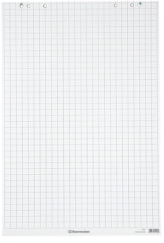 Soennecken Flipchartblock kariert/blanko 80g Nr. 1142, 20 Blatt, PA=3St, 67x99cm