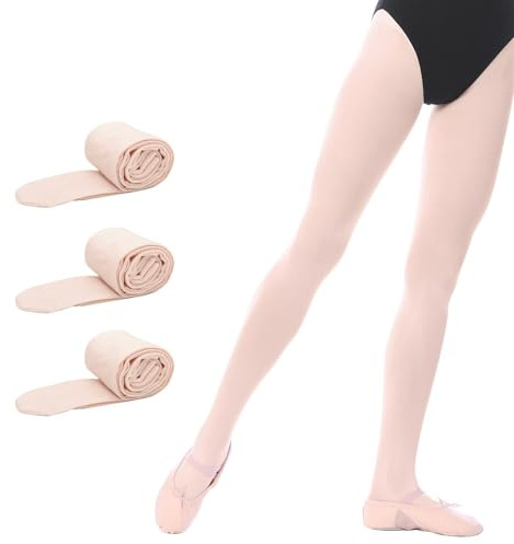 Bezioner Kinder Ballett Strumpfhose Tanzstrumpfhose mit Fuß für Kinder und Damen
