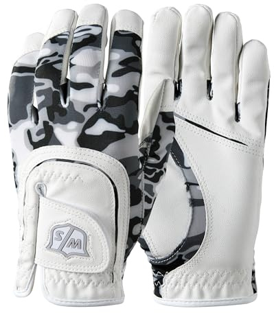 Wilson Staff Golfhandschuh, Fit-All JR Glove, One-Size, Für Jugendliche, Linke Hand