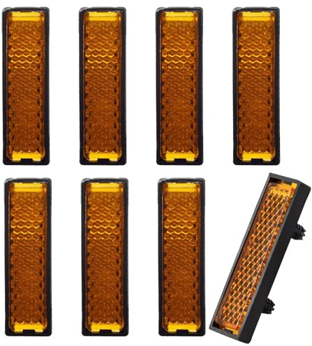 8 Stück Pedalreflektor, Pedalreflektoren Fahrrad, Pedal-Reflektor, Nacht Sicherheit Warnung Pedal, Reflektoren Für Fahrrad Pedale, Pedale Rückstrahler, Rückstrahler Rad Reflektoren