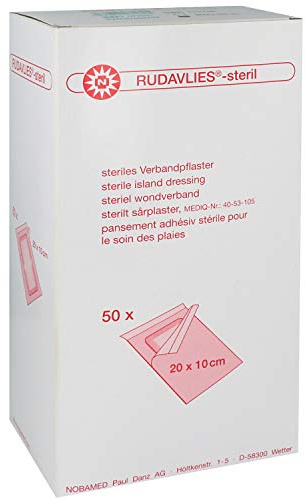 Rudavlies steril Wundschnellverband 20 x 10 cm 50 Stück