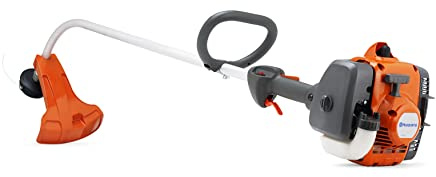 Husqvarna 122C Benzin-Rasentrimmer - mit 21,7cm³ 2-Takt-Motor, 43 cm Schnittbreite, gebogenem Schaft, Smart Start® Technologie, Tap 'n Go Trimmerkopf