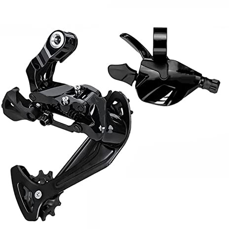 GODARM TRUSTTWO Passend for AX 1X11S Schaltgruppe 1X11 Speed Trigger Schalthebel Schaltwerk Passend for Mountainbikes Kompatibel mit Shimano Sram The 1X11S Groupset