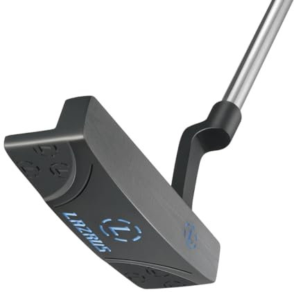 LAZRUS Premium Golf-Putter für Damen und Herren mit Kopfbedeckung - Einfache Ausrichtung und Ballkontrolle für besseres Putting - Rechts- und Linkshänder Golfschläger Schläger oder Blade Putter