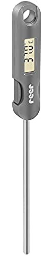 reer Digitales Flaschenthermometer FoodTemp - misst zuverlässig die Temperatur von Fläschchen, grau, 1 Stück (1er Pack)