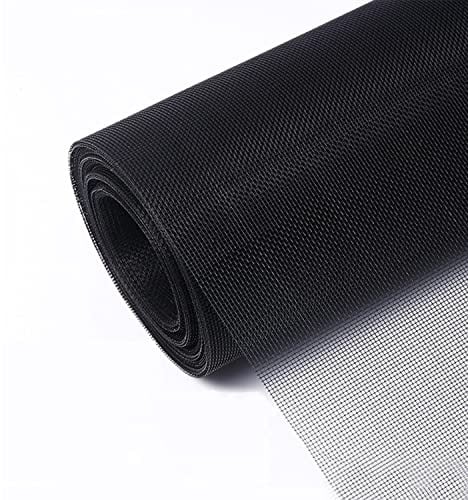 ASOPFYUM Fliegengitter-Rollware, Fliegengitter extra stark 120 x 250 cm, Fliegennetz Fenster, schwarzes Fiberglas-Fliegengitter als Meterware, Fliegengitter-Ersatznetz beliebig zuschneidbar1