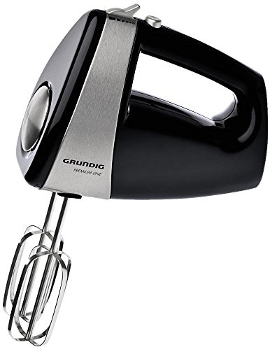 Grundig HM 5040 Premium-Handmixer (300 Watt), schwarz-silber