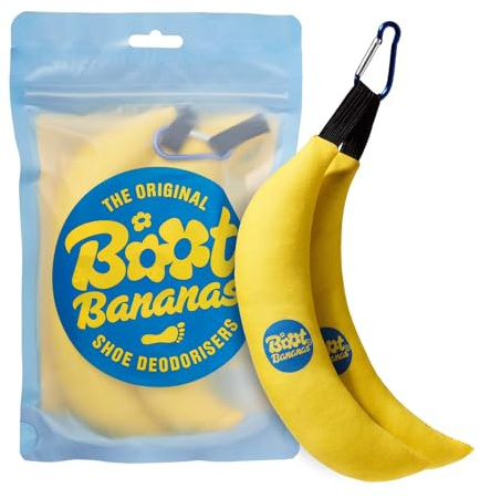 Boot Bananas Schuhdeo gegen Gerüche Antibakteriell mit Ätherischen Ölen | Zuverlässiger Schuhtrockner für alle Schuhe aus 100% natürlichen Materialien