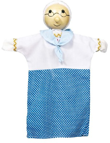 Goki 51990 - Handpuppe Großmutter