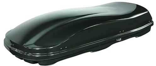 Farad Marlin Dachbox 680L schwarz metallic mit Lifter - Doppelter Seitenöffner, TÜV-GS Zulassung, 5 Jahre Garantie - 3-Punkt-Zentralverriegelung mit Sicherheitsschlüssel