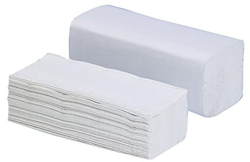 5000 Falthandtücher - Papierhandtücher - 25x23 cm - 1-lagig - natur - V-Falz