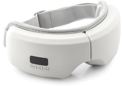 InnovaGoods® Augenmassagegerät mit 4-in-1 EyeSky-Luftkompression, lindert Augenermüdung und verbessert die Durchblutung, kompaktes Design, ideal für zu Hause und die Arbeit.