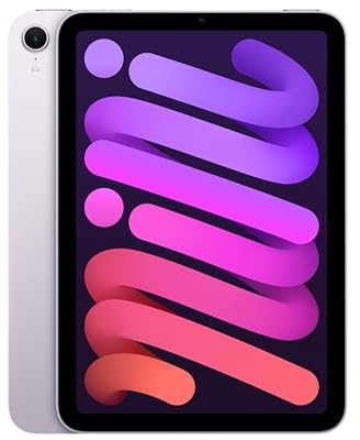 Apple iPad mini (A17 Pro): 8,3'' Liquid Retina Display, 128 GB, WLAN 6E, 12 MP Front /12 MP Rückkamera, Touch ID, Batterie für den ganzen Tag – Violett
