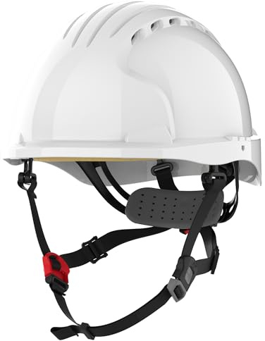 JSP EVO 5 Dualswitch Industrie- & Kletterhelm - Belüftet - Weiß (AKS270-000-100)