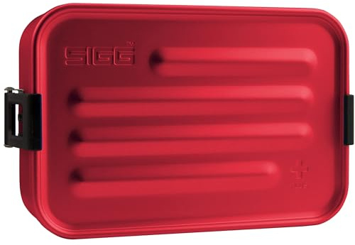 SIGG Metal Box Plus S Brotdose Rot Aluminium 0,8 L
