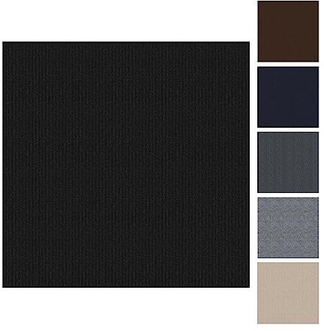 CUCOS Teppichfliesen Selbstklebende, 30x30 cm Teppichboden, Einfach Zuschneidbar, Weicher Teppich Fliesen für Wohnbereich, Büro und Küche – 10 Fliesen pro Box / 1 m²