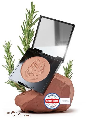 EGYPT-WONDER Compact Single Matt Puder | Mineral Powder für jeden Hauttyp | Gesichtspuder für einen ebenmäßigen, matten Teint | Make Up Powder | Das Original Mineralpuder seit 1980-10g