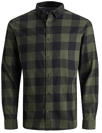 JACK & JONES Male Flanellhemd Slim Fit Flanellhemd | Lumberjack shirt
