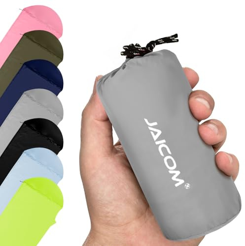 JAICOM Hüttenschlafsack Ultraleicht, Neuer Nylon Schlafsack Liner (nur 150g) - Kleines Packmaß & besonders weich Reiseschlafsack, I Ideal für Backpacking, Hostels, Hütten Camping