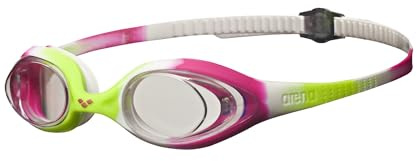 ARENA Spider Junior Schwimmbrille für Kinder, Schwimmbrille mit Anti-Beschlag und UV-Schutz, Selbstjustierender Nasensteg, Hypoallergene Silikondichtungen