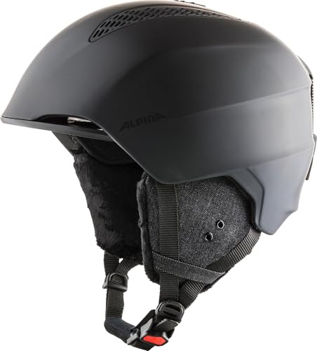 ALPINA Unisex, Skihelm, Black Matt, 57-61 cm