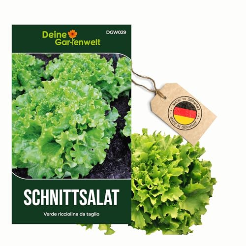Schnittsalat Verde ricciolina da taglio Samen - Lactuca sativa - Schnittsalatsamen - Gemüsesamen - Saatgut für ca. 1.500 Pflanzen