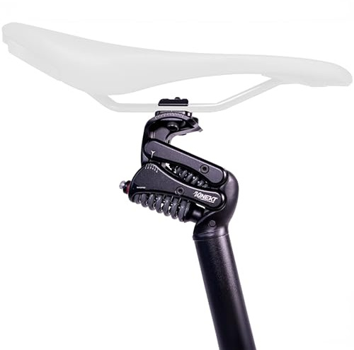 Kinekt Bodyfloat XR Aluminium Gefederte Sattelstütze (31.6 x 420), Schwarz