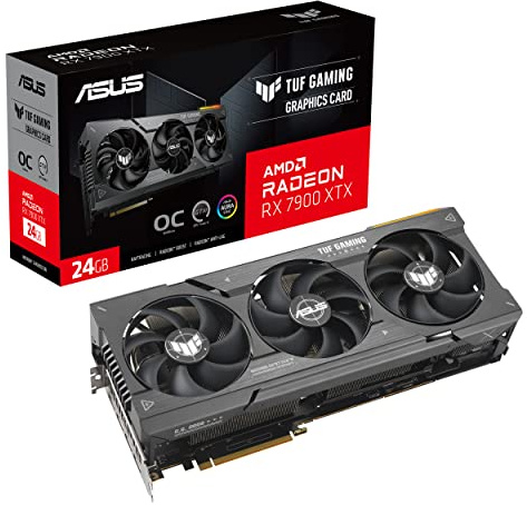 ASUS TUF Gaming AMD Radeon RX 7900 XTX OC Edition 24GB GDDR6 Grafikkarte Grau