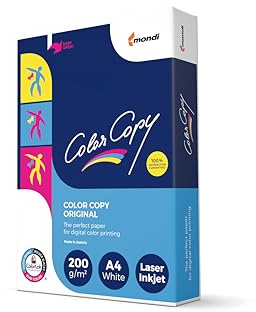 Color Copy Farblaserpapier hochweiß und glatt, 200 g/m², A4, 250 Blatt