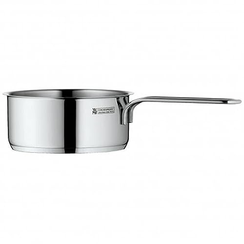 WMF Mini Stielkasserolle 12cm, klein, ohne Deckel, kleiner Topf, Kasserolle Induktion 0,7l, Cromargan Edelstahl, stapelbar, für kleine Portionen, Singlehaushalt