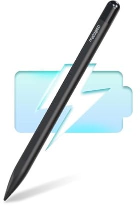 Metapen Stift M1 für Surface, 1024 Druckstufe, USB-C-Aufladung (300 Stunden Akkulaufzeit), Eingebaute Doppelmagnete, Tablet Pen mit Surface Pro X/8/7/6/5/4/3, Surface 3