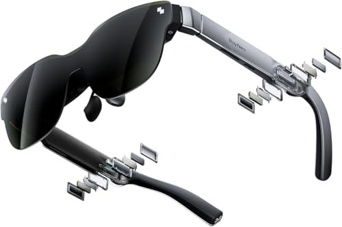 RayNeo Air 3s XR/AR Brille, 201 120Hz FHD HueView Display, Tragbare Videobrille für iPhone 16/15, Android, Mac, Switch, PS5, Steam Deck, Next-Gen Tragbares Kino