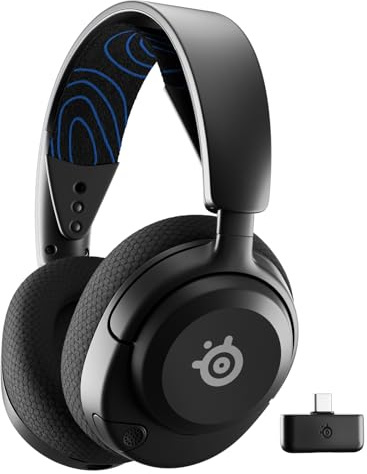 SteelSeries Arctis Nova 5P Wireless PS5 Gaming Headset – Für PS5, PC, Handy – Magnetische Neodym-Treiber – 100+ Audio Presets – 60 Std. Akkulaufzeit – 2,4 GHz oder BT-ClearCast Gen2.X Mik