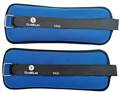 Sveltus Gewicht-Handbandage, 2 kg, Blau