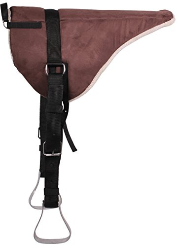 Symantec Soft Reitunterlage, weich, Unisex, Braun und Beige, Einheitsgröße