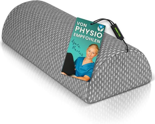 Kniekissen für Seitenschläfer – Komfortrolle für Beine – VERGLEICHSSIEGER SEHR GUT – Kissen zum Schlafen – Halbmond-Kissen – Beinkissen für Entspannung & Komfort – Kuschelrolle für Sofa & Bett