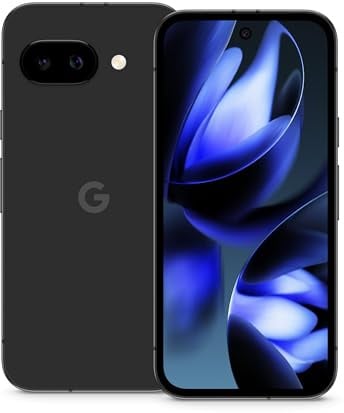 Google Pixel 9a: Android-Smartphone ohne SIM-Lock, mit KI-Kamera, 24 Stunden Akkulaufzeit und leistungsstarken Sicherheitsfunktionen – Obsidian, 128GB