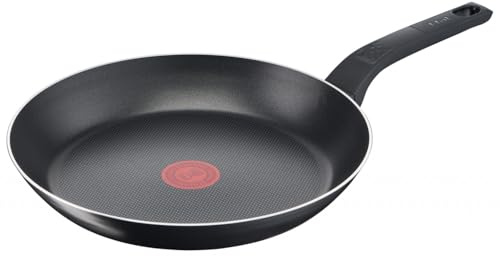 Tefal Easy Cook & Clean Pfannenset 24/28 cm, Antihaftbeschichtung, Bratpfannen, Thermo-Signal bei idealer Brattemperatur, NICHT induktionsgeeignet, einfache Reinigung, Made in France, B5559033