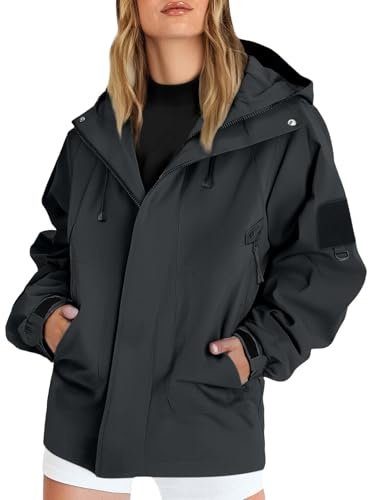 Generisch Regenjacke Damen Leicht Softshelljacke Fahrrad Regenjacke Atmungsaktiv Fahrradjacke Wasserdicht Atmungsaktiv übergangsjacke Softshelljacke Elegant Regenmantel Funktionsjacke Mit Kapuze