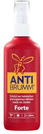Anti Brumm Forte Pumpspray, 75 ml: Insekten-Repellent für effektiven Schutz gegen Mücken und Zecken, Mückenspray mit DEET